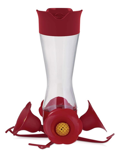 PERKY PET Pinch Waist Glass Hummingbird Feeder - 8 oz